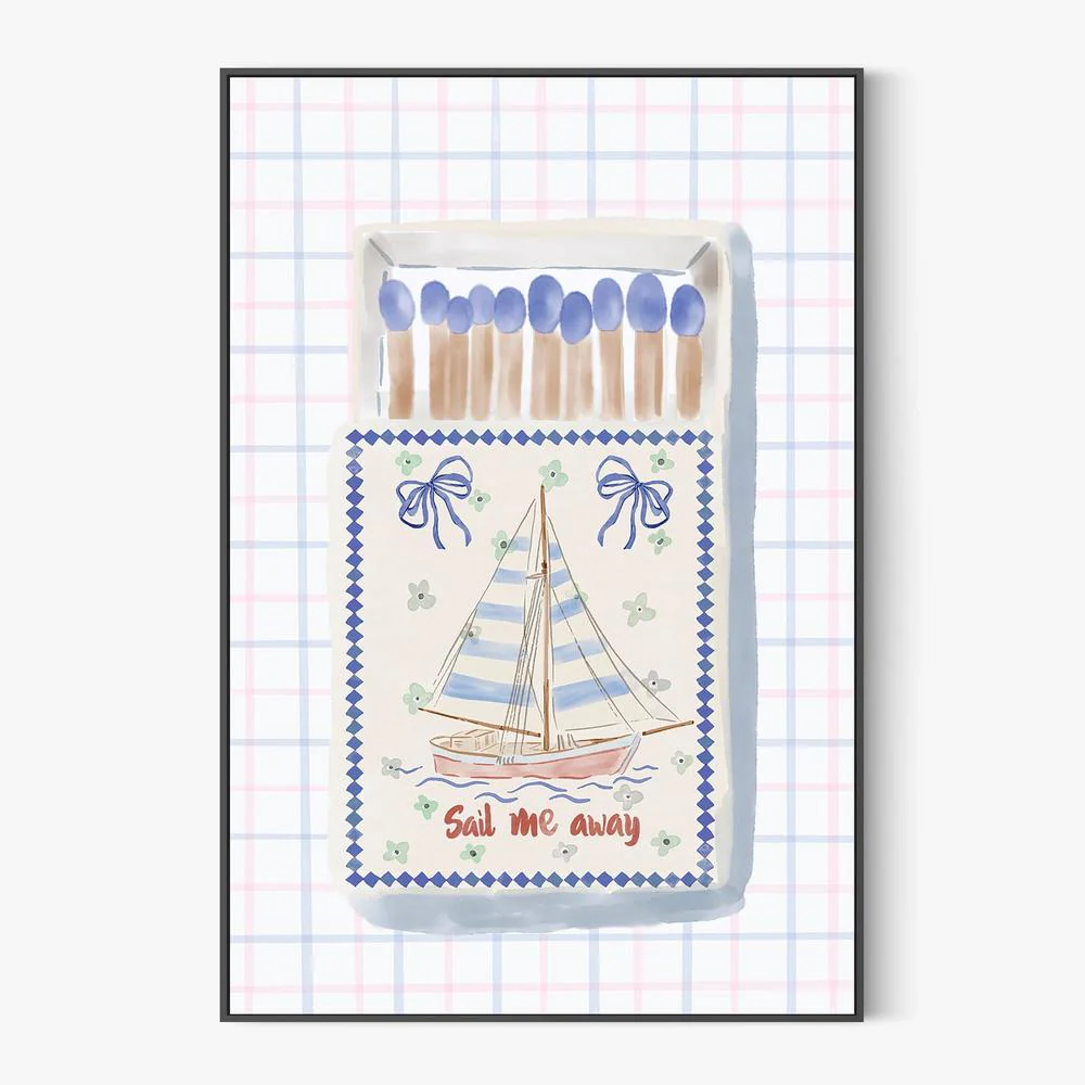 Nautical Matchbox Sailboat - Image 3