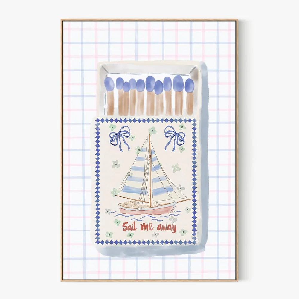 Nautical Matchbox Sailboat - Image 4
