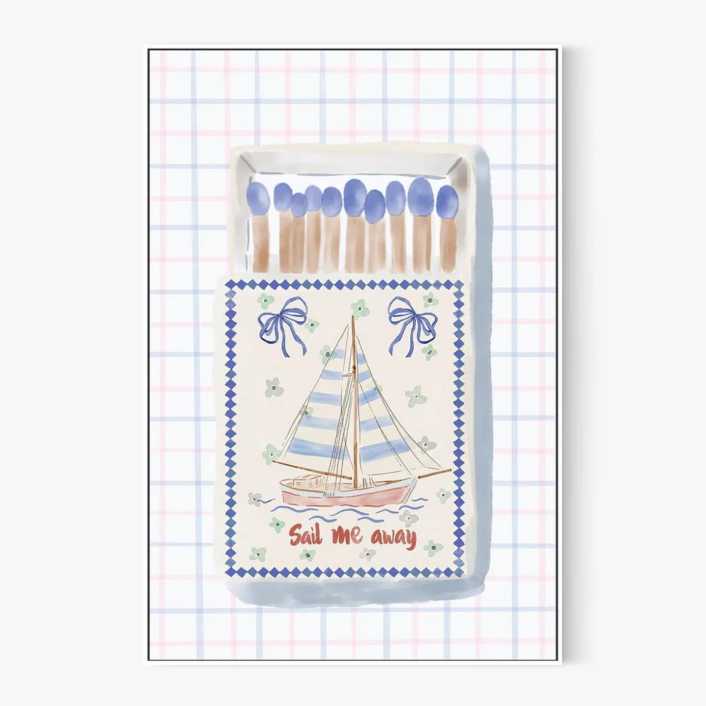 Nautical Matchbox Sailboat - Image 5