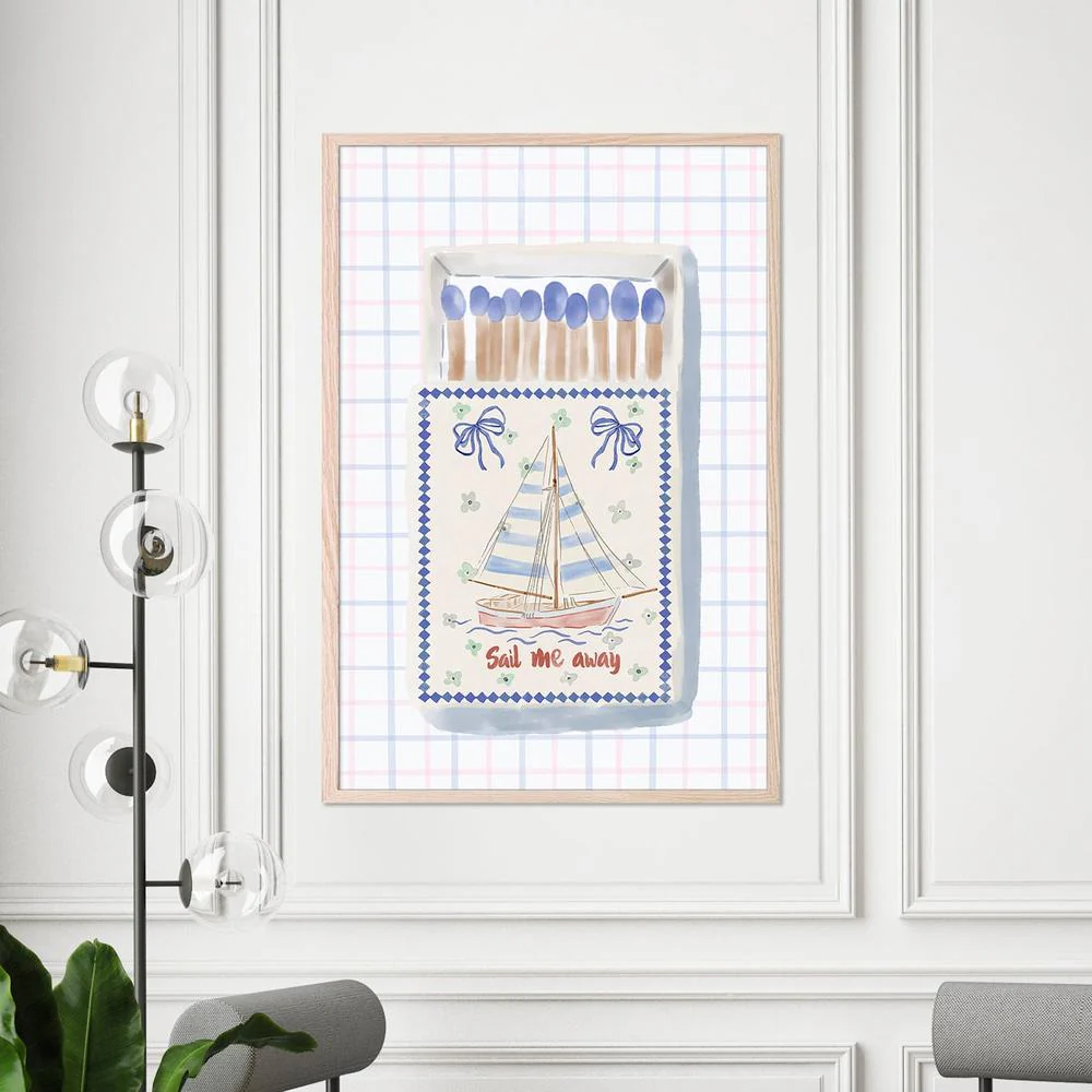 Nautical Matchbox Sailboat - Image 7