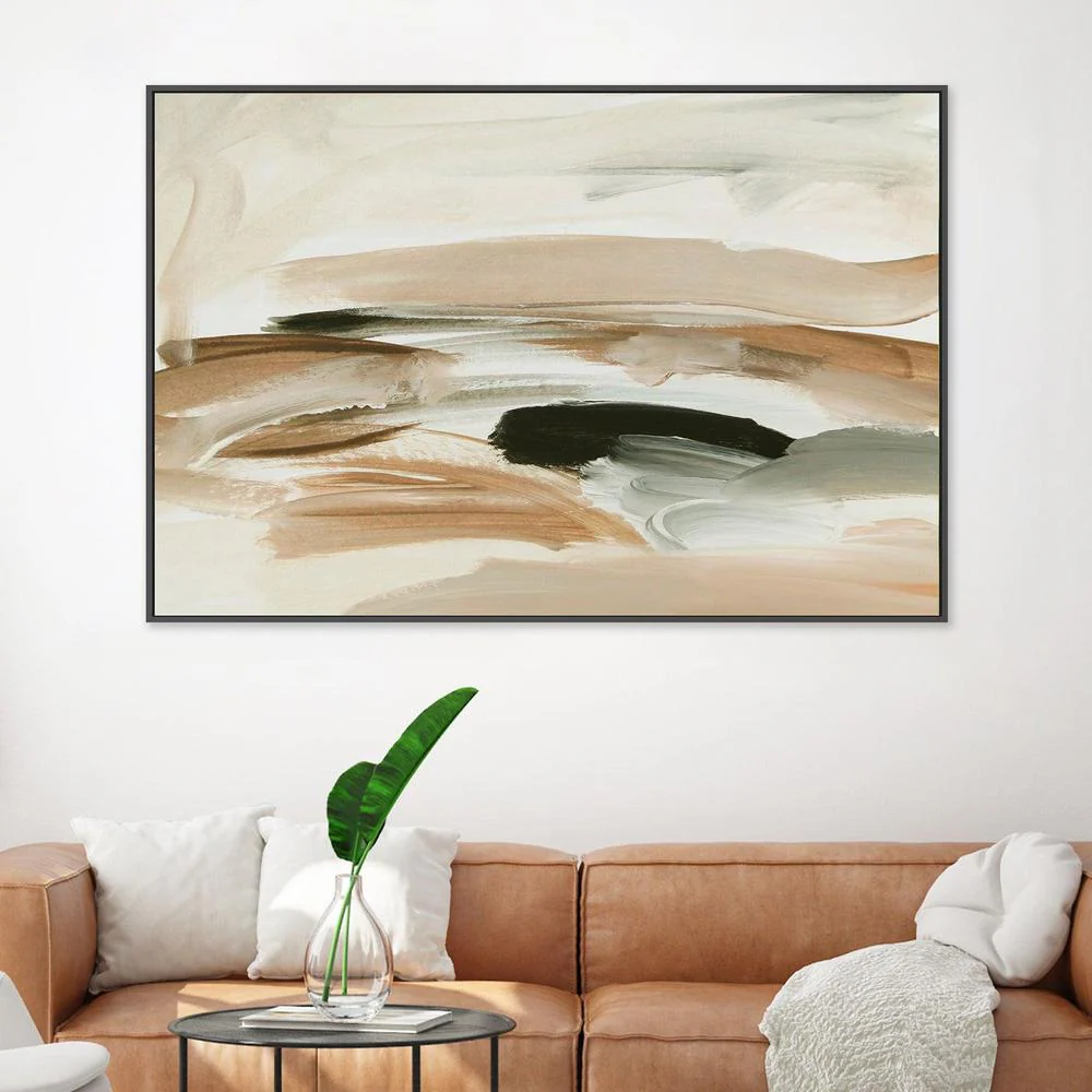 Neutral Attraction , Hand-painted Canvas - Image 2
