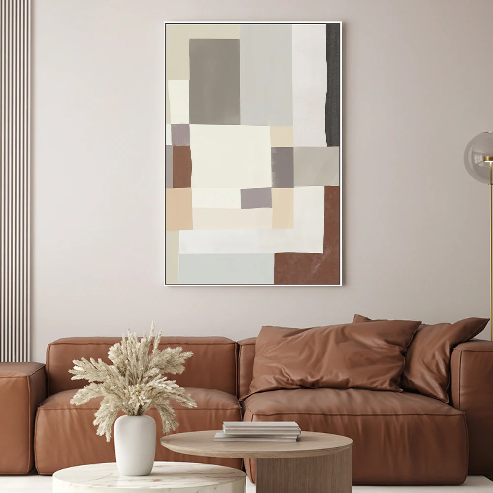 Neutral Geometric Abstract - Image 2