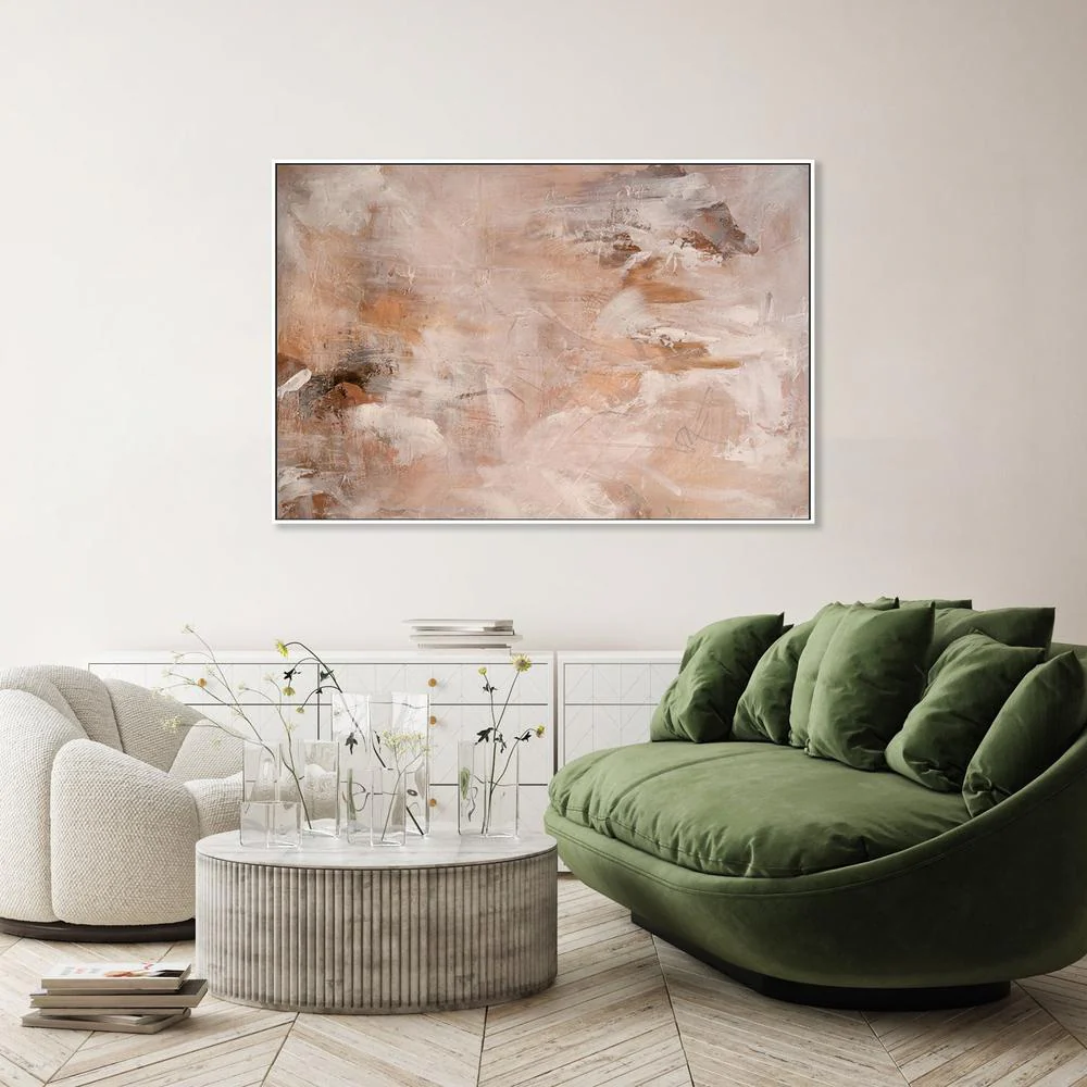 Neutral Notions, Hand-Painted Canvas - Image 8