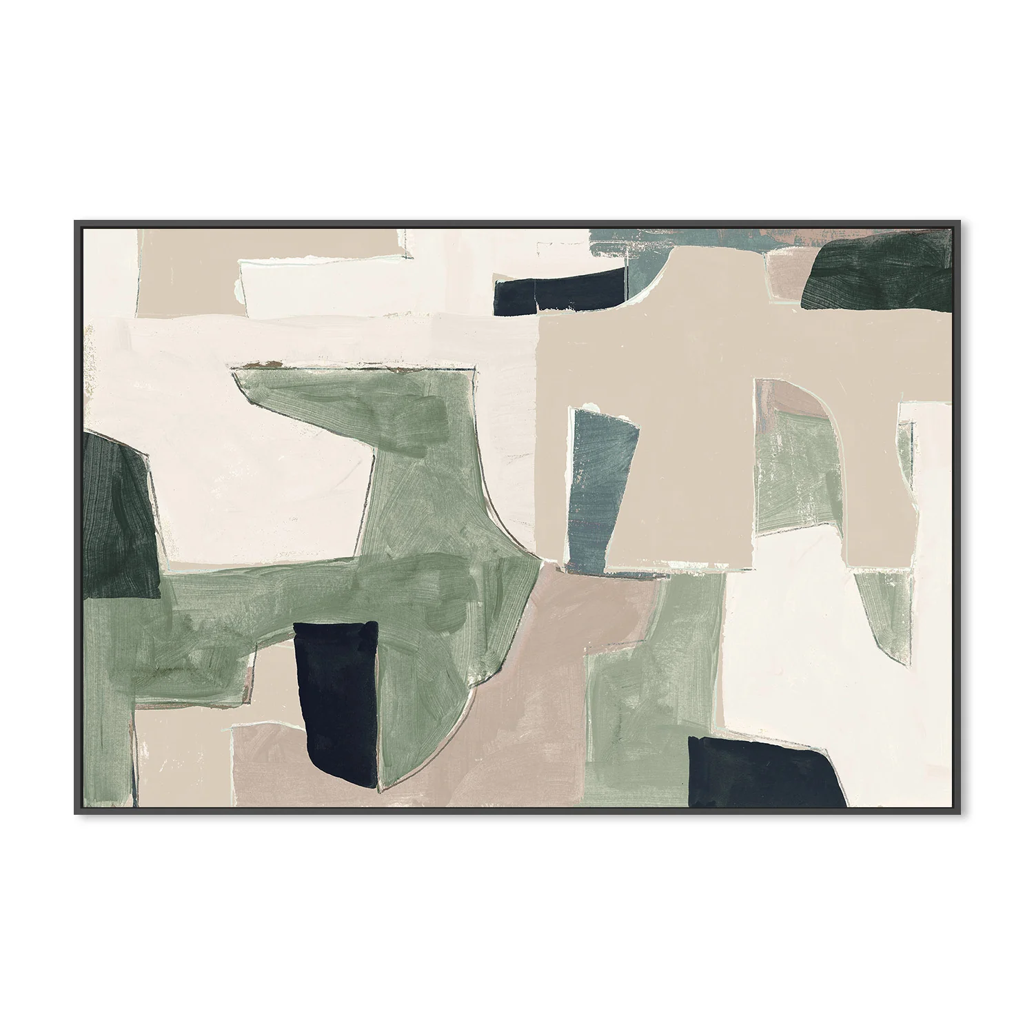 New Jigsaw, Beige and Green - Image 3