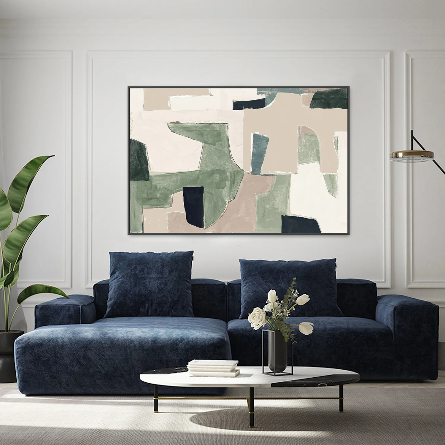 New Jigsaw, Beige and Green - Image 7