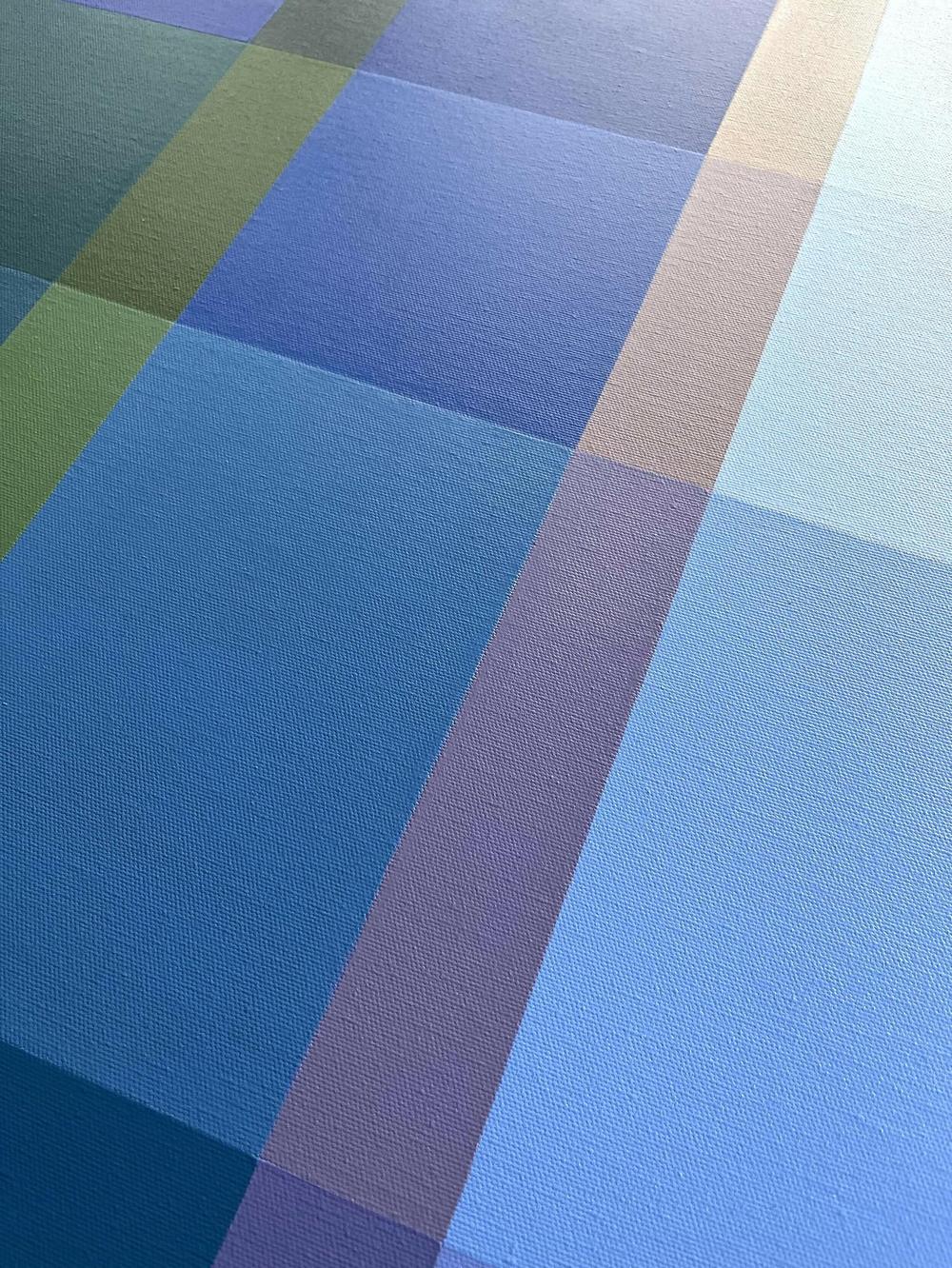 Ocean Promenade, Original Hand-Painted Canvas By Charlotte De Pace - Image 3