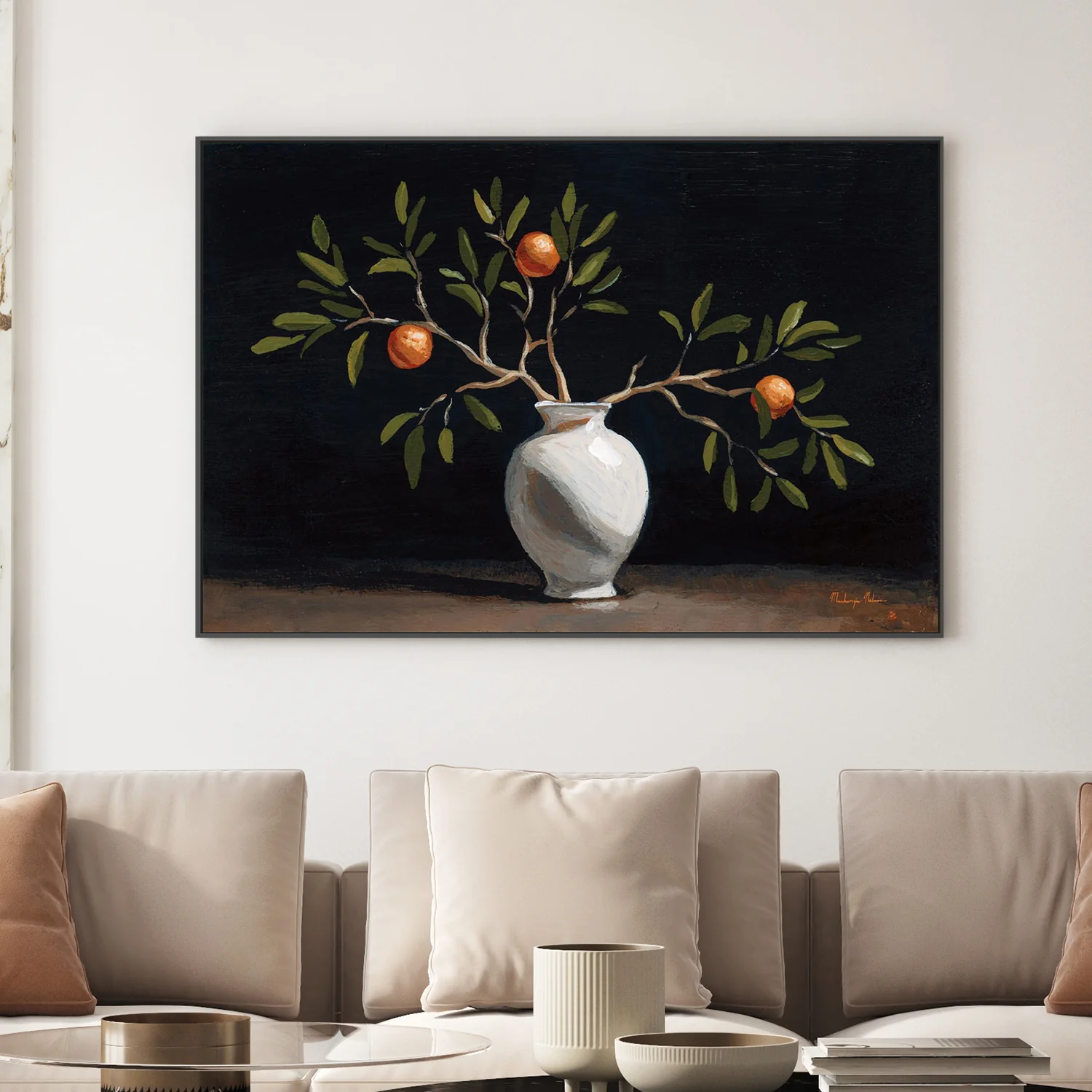 Orange Branches Still Life - Image 2