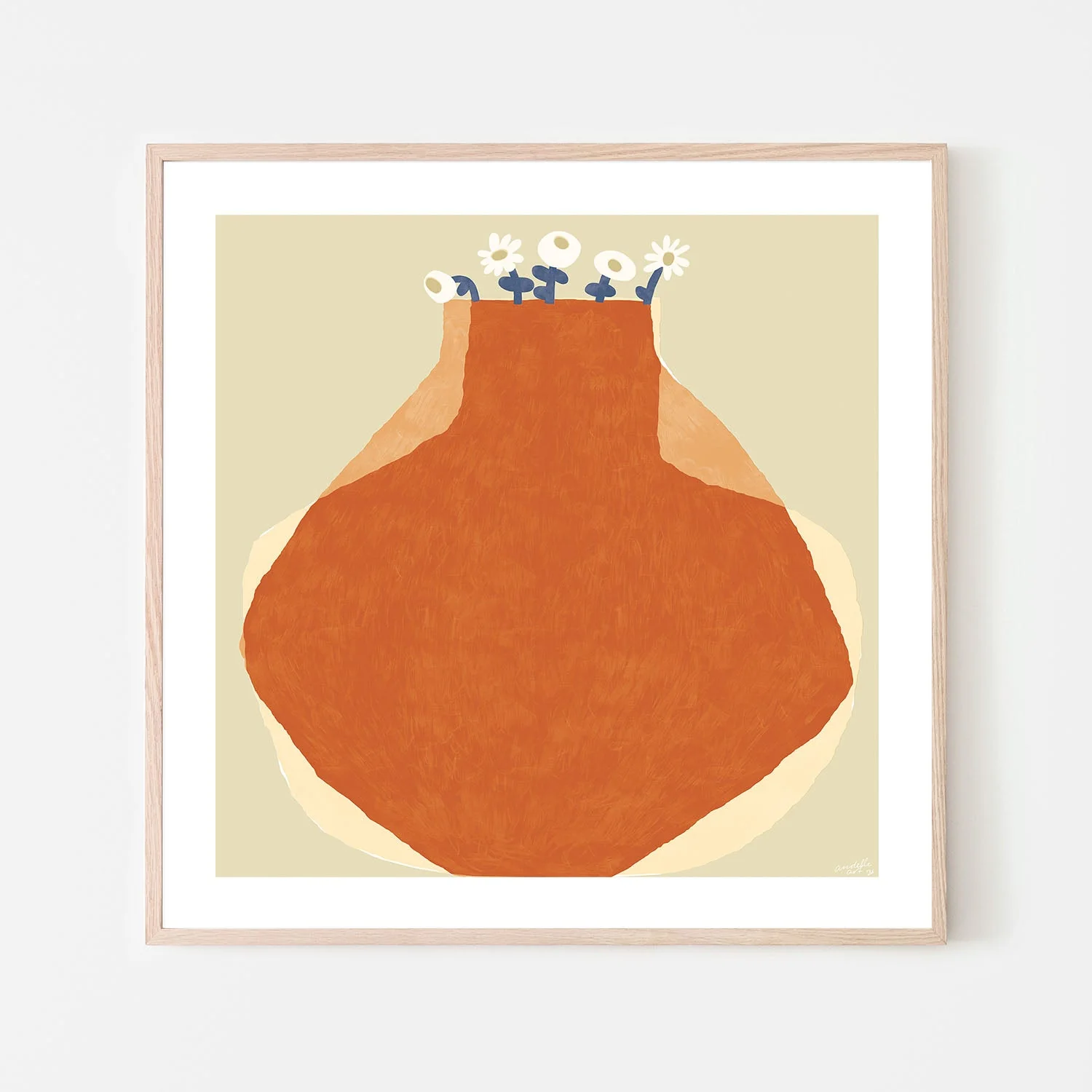Orange Vase - Image 6