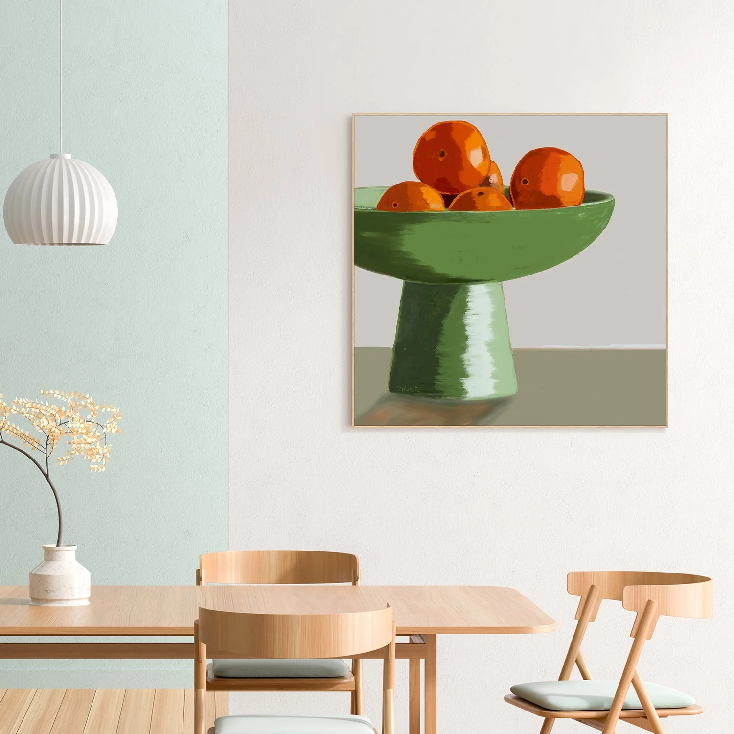 Oranges Green Bowl, Style A - Image 2