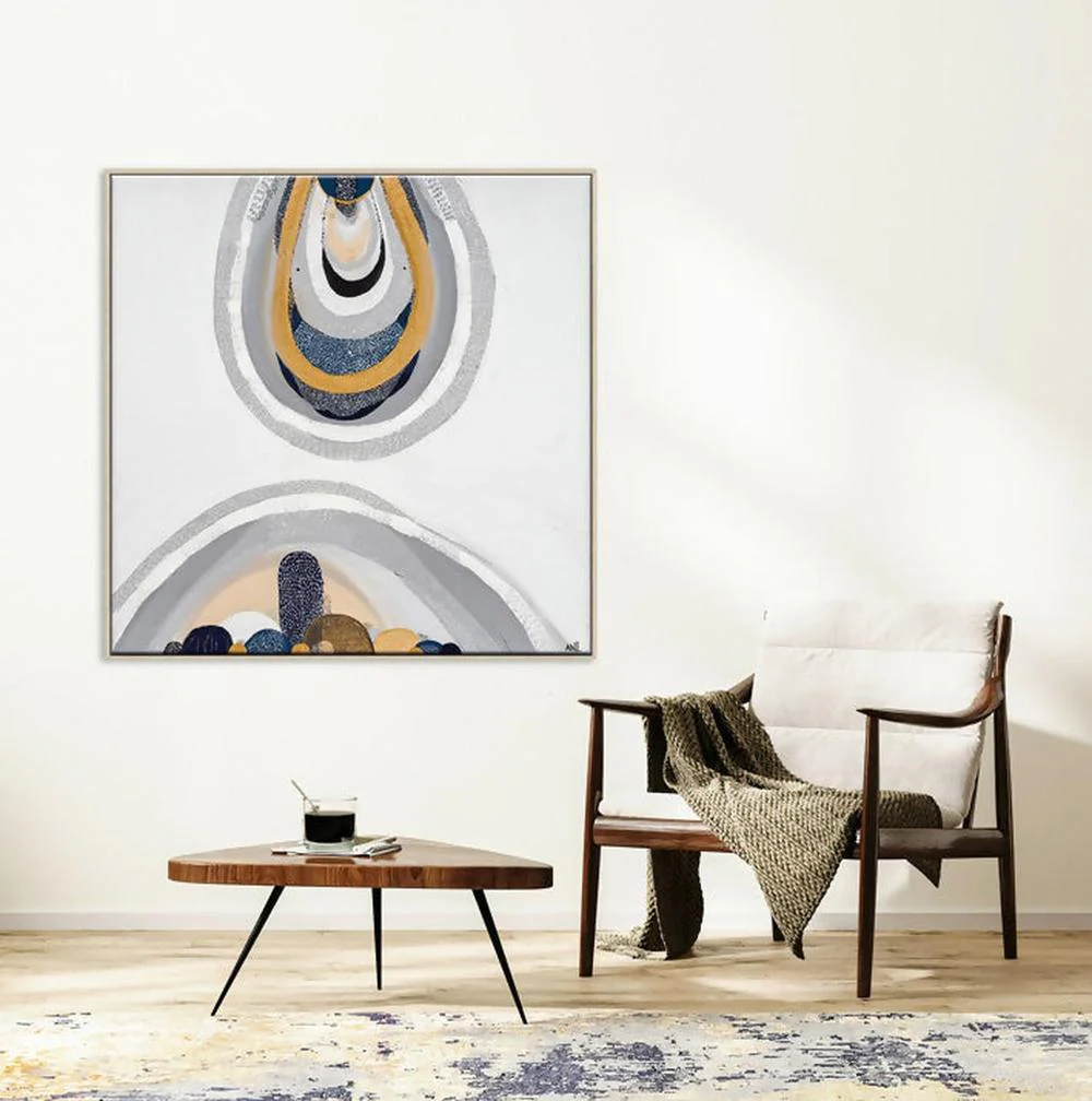 Outback By The Sea, Original Hand-Painted Canvas By Ani Ipradjian