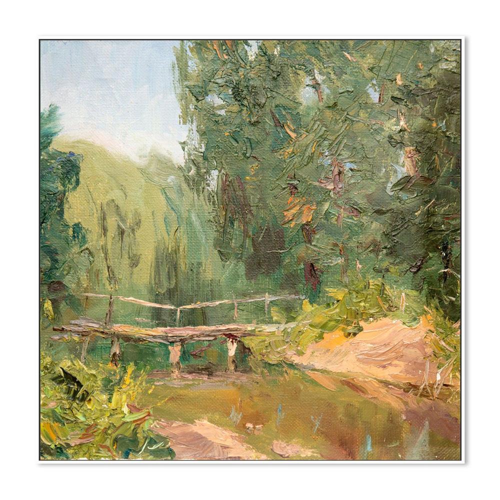 Over The Bridge , Hand-painted Canvas - Image 5
