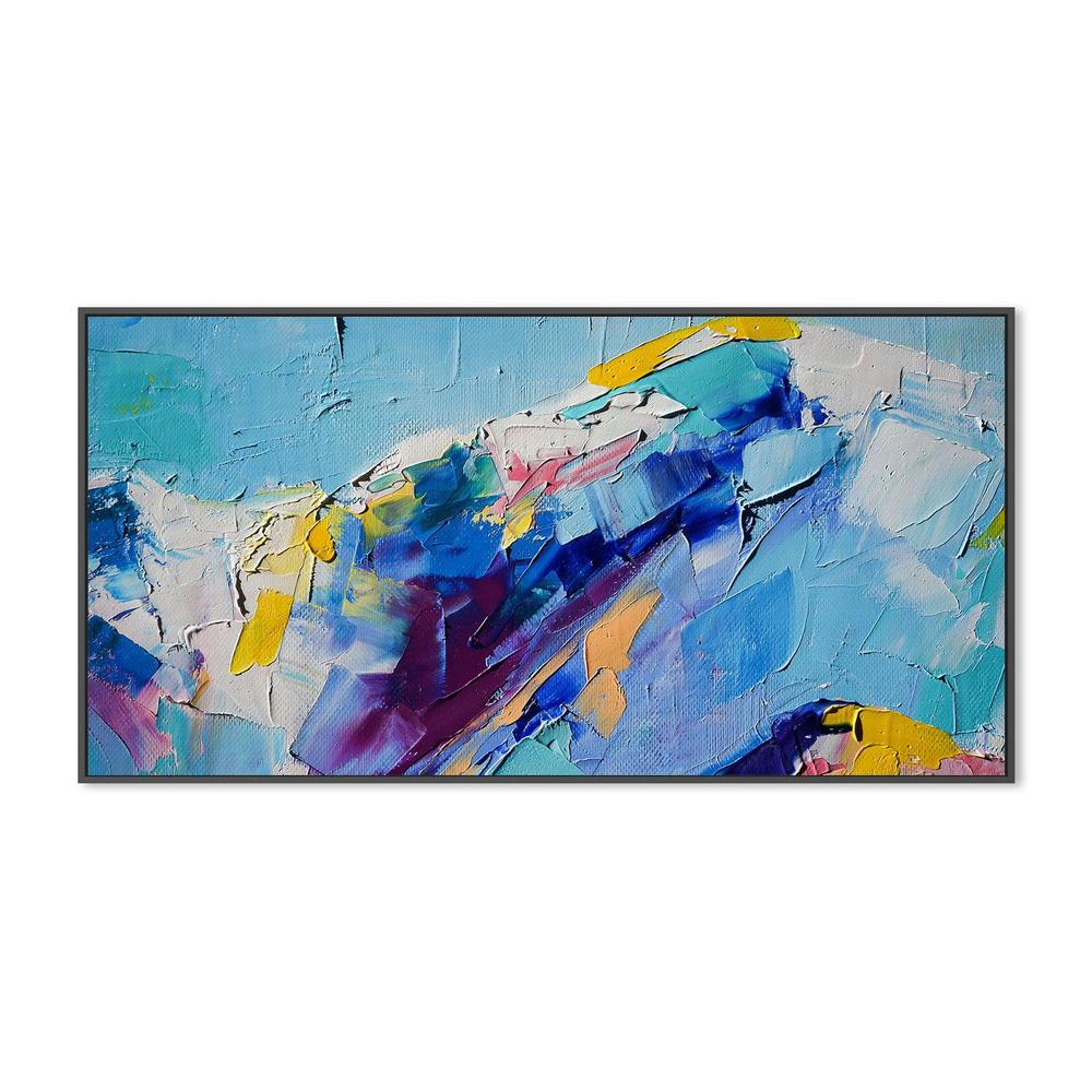 Over The Hill , Hand-painted Canvas - Image 3