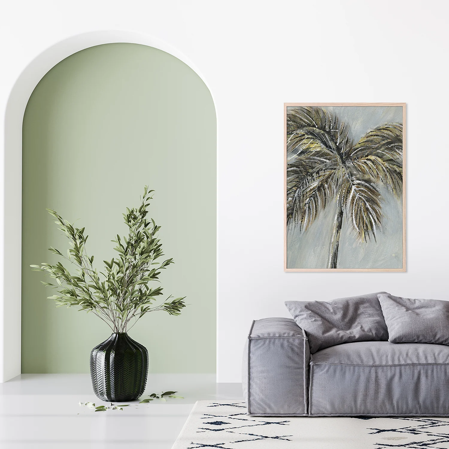 Painterly Palm, Style A - Image 8