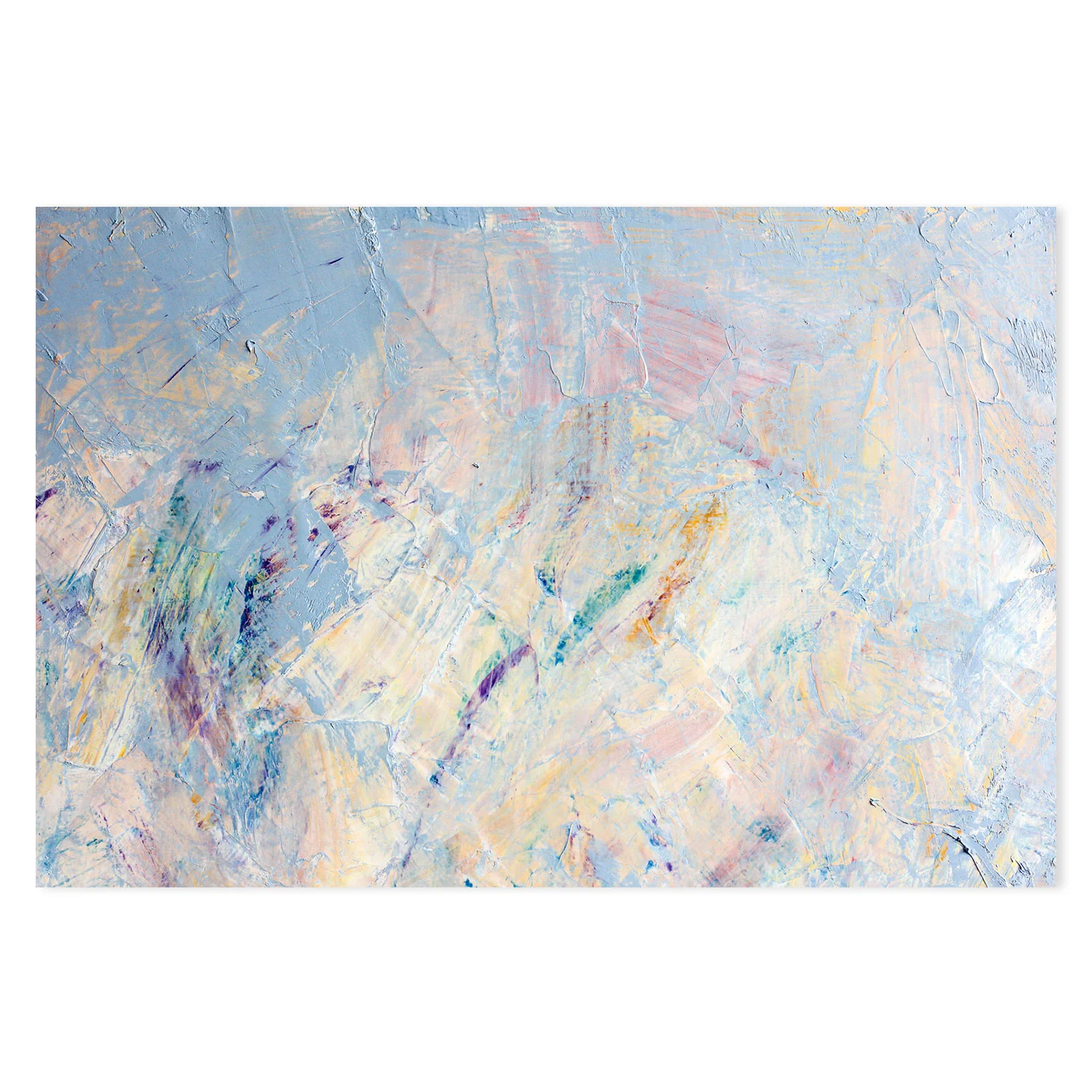Painting In Pastel, Hand-Painted Canvas