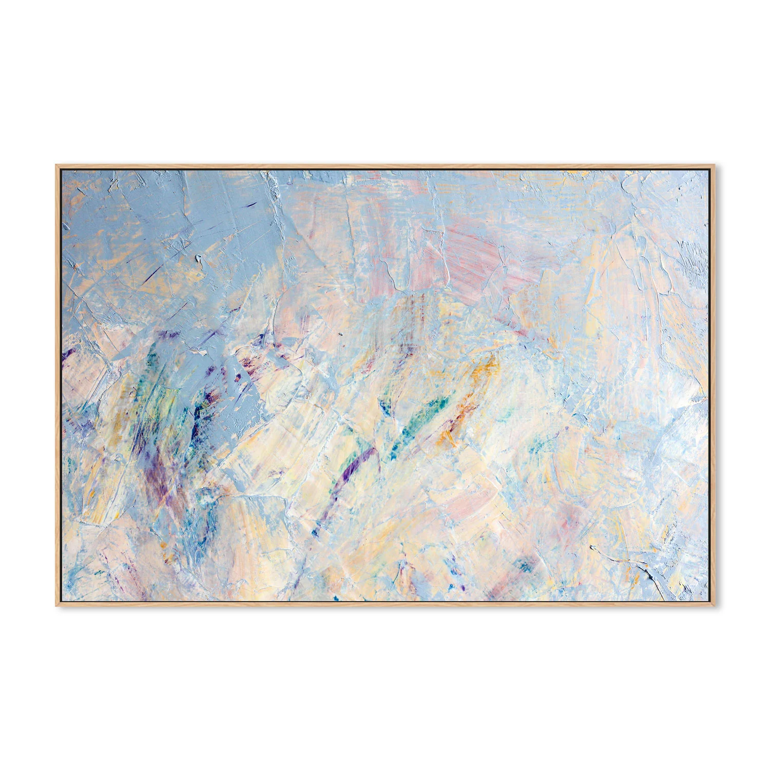Painting In Pastel, Hand-Painted Canvas - Image 4