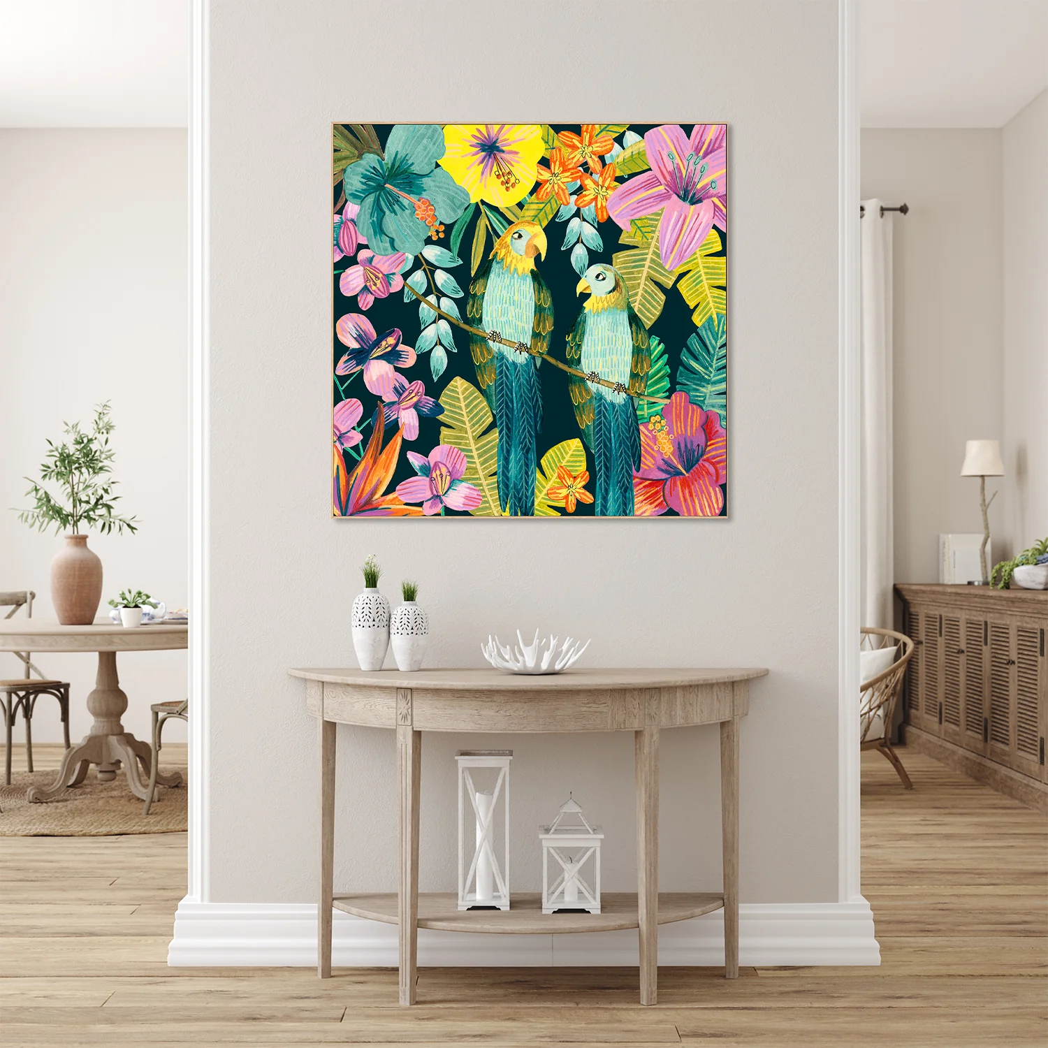 Parrots Tropical Floral Jungle - Image 8