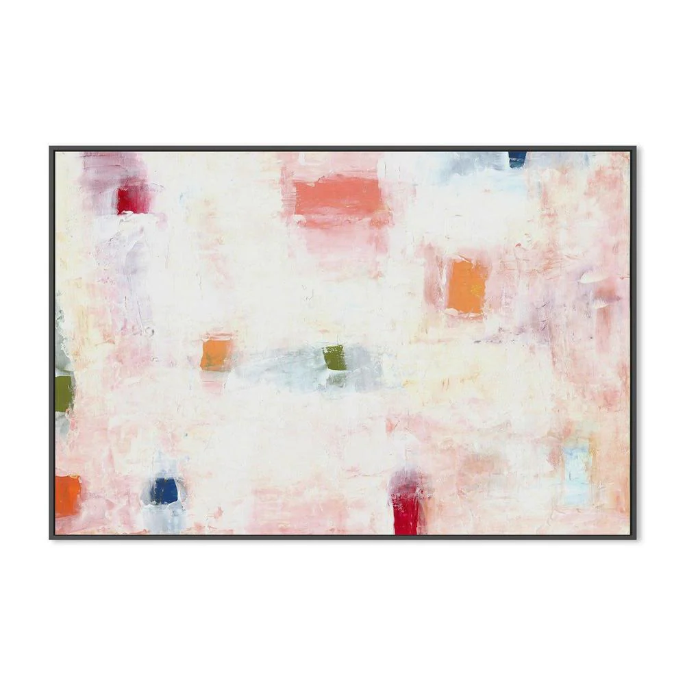Pastel Blocks  , Hand-painted Canvas - Image 3