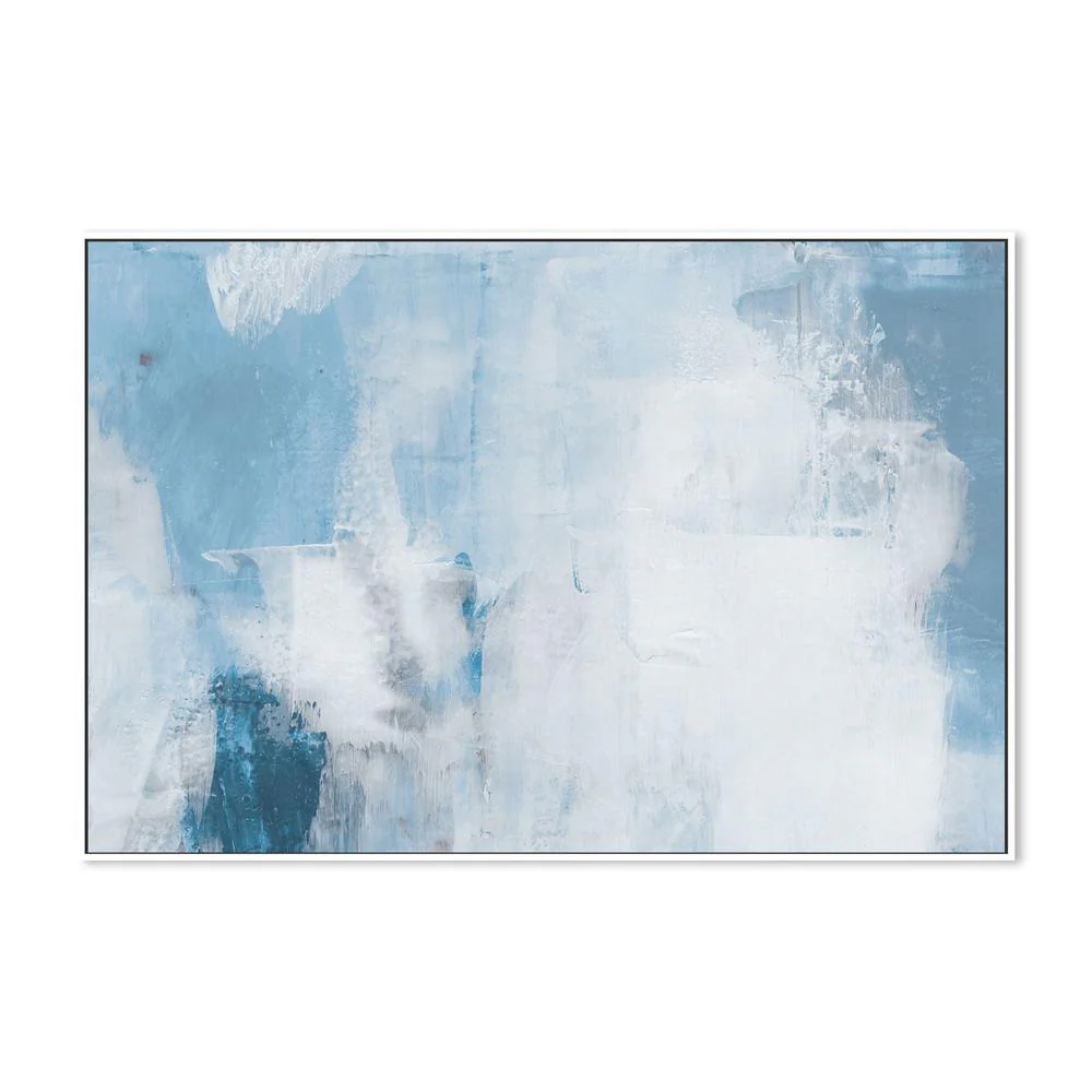 Pastel Blue, Hand-Painted Canvas - Image 5