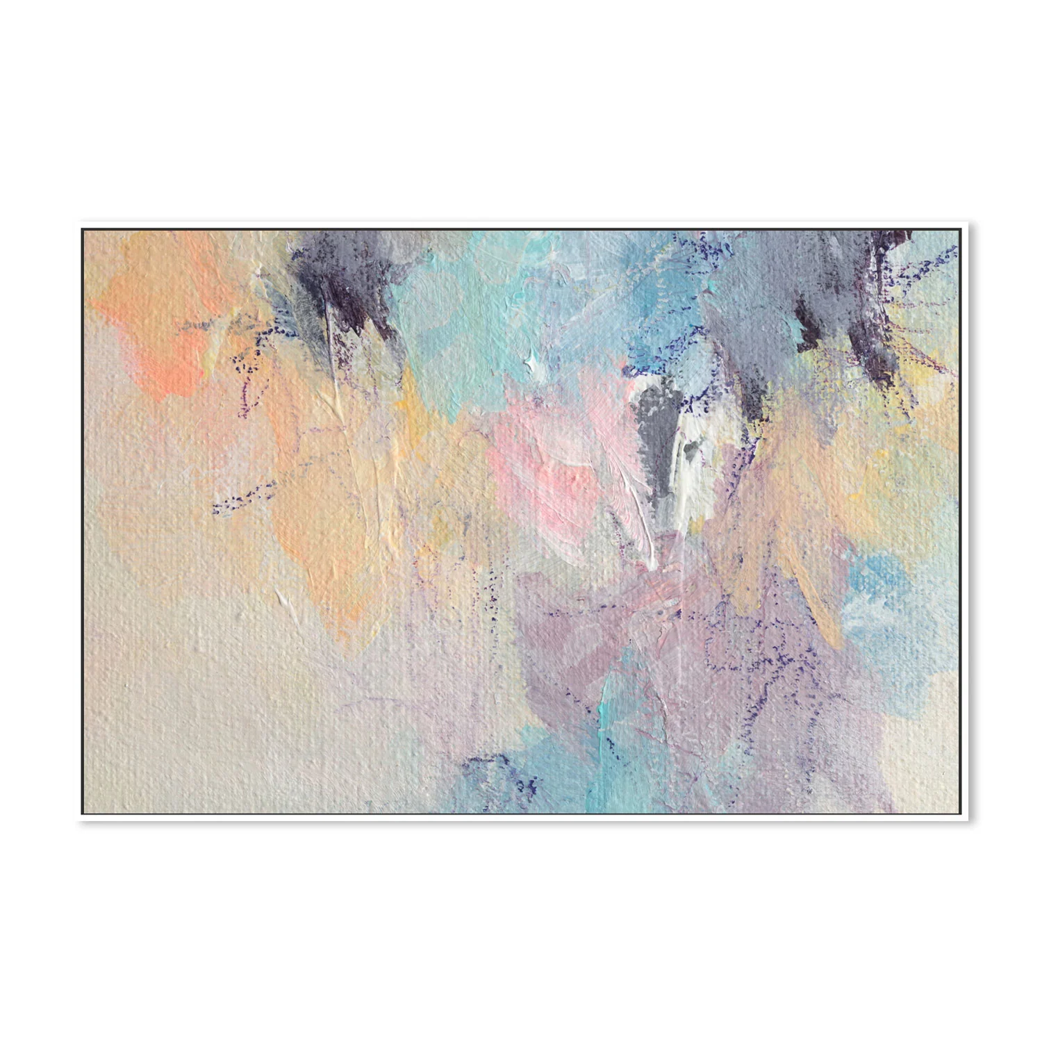 Pastel Confetti, Style A , Hand-Painted Canvas - Image 5