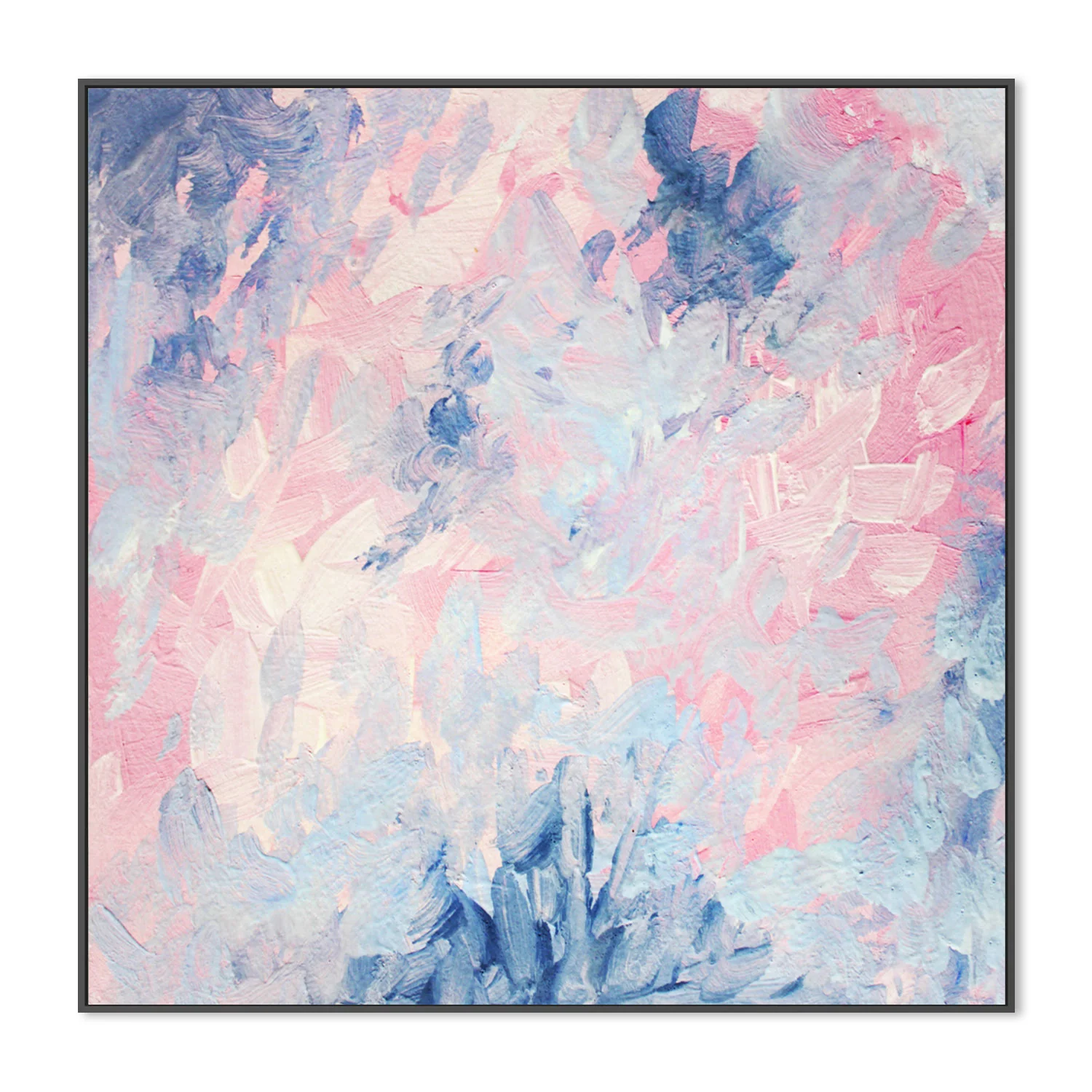 Pastel Hue , Hand-Painted Canvas - Image 3