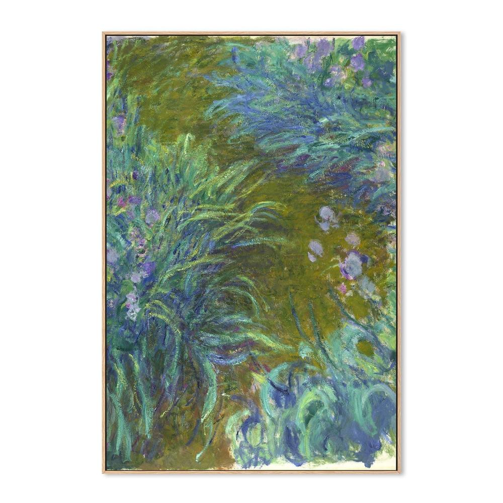 Path through the Irises 02 1914 , By Monet - Image 4