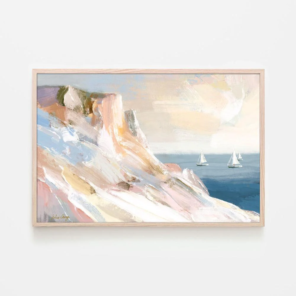 Peaceful Coastal Sailboats - Image 6