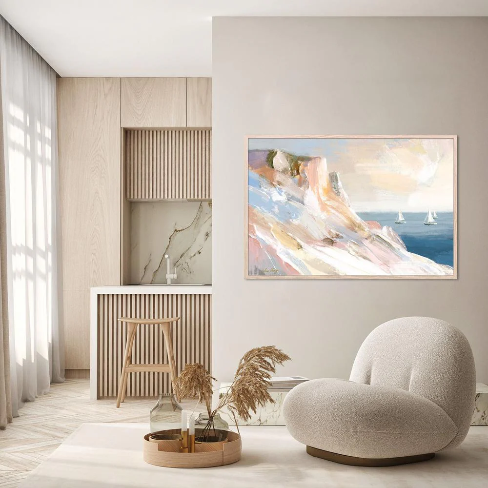 Peaceful Coastal Sailboats - Image 8