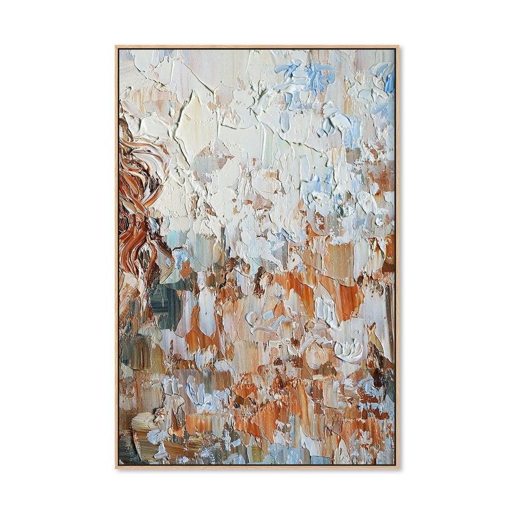 Peachy Days , Hand-painted Canvas - Image 3
