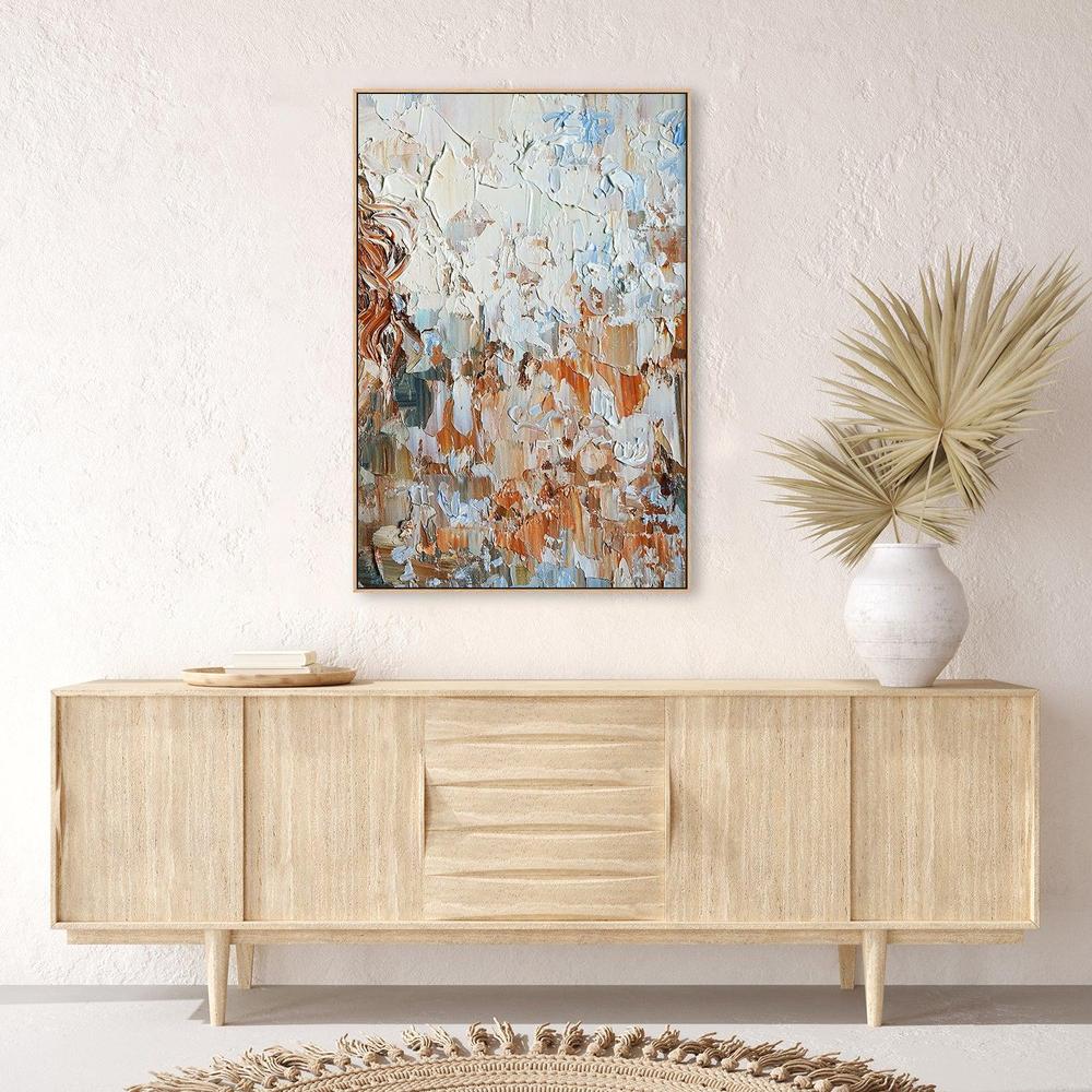 Peachy Days , Hand-painted Canvas - Image 6