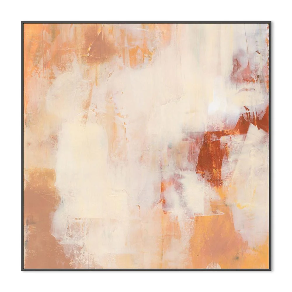Peachy Dreams, Hand-Painted Canvas - Image 3