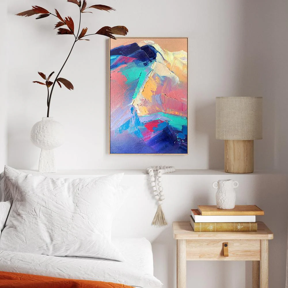 Peaks of Pastel, Style A, Hand-Painted Canvas - Image 8