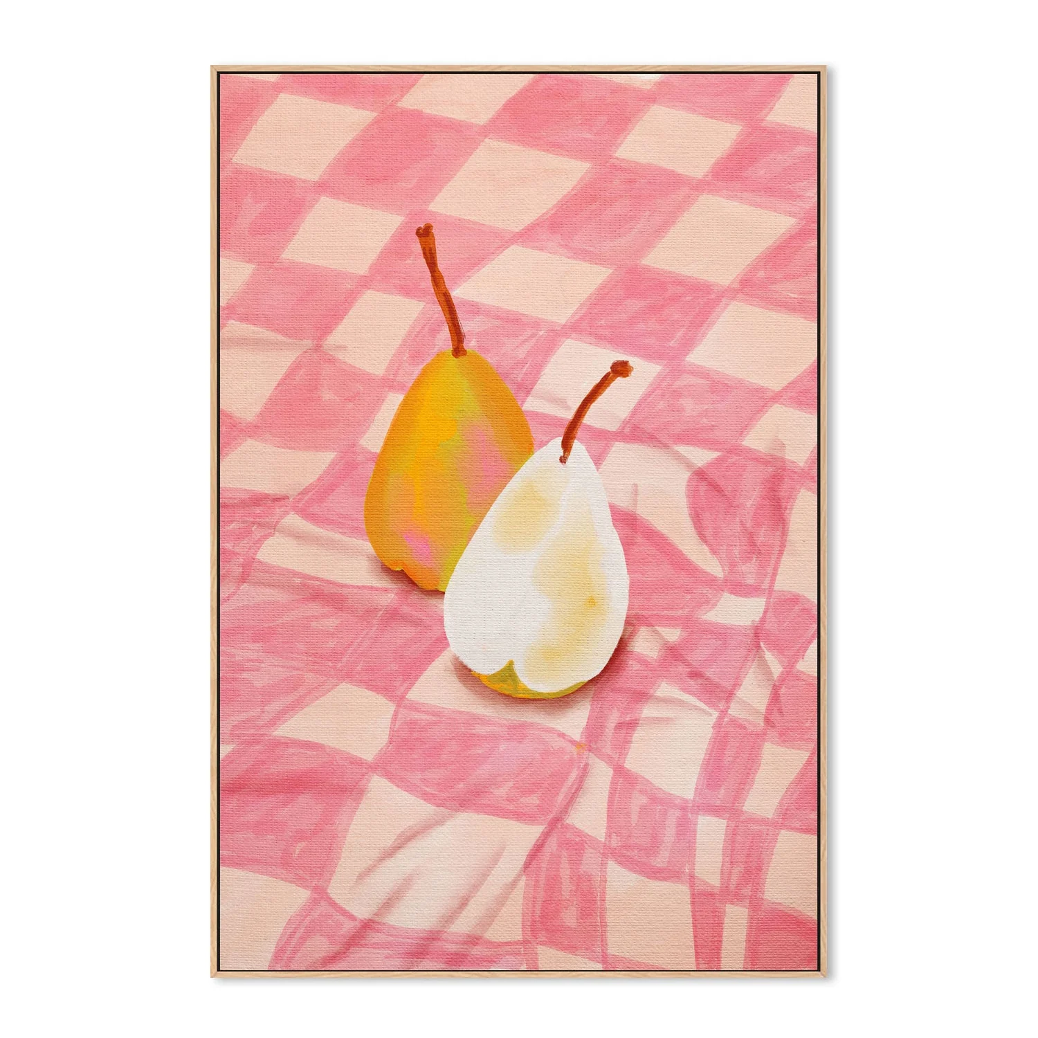 Pear On Checkerboard - Image 4