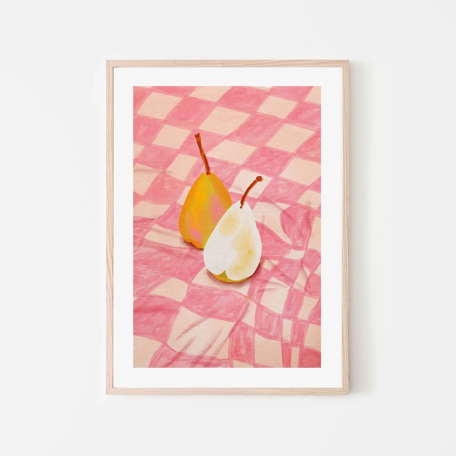 Pear On Checkerboard - Image 6