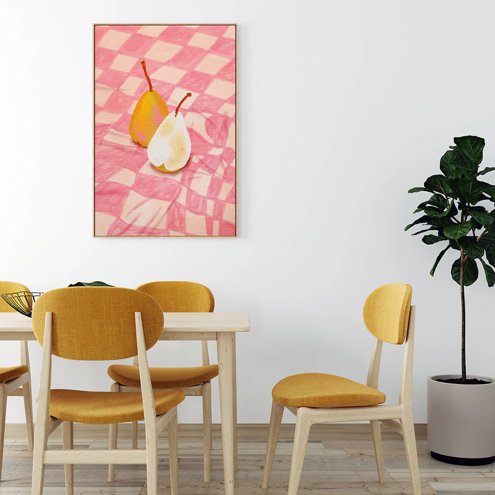 Pear On Checkerboard - Image 7