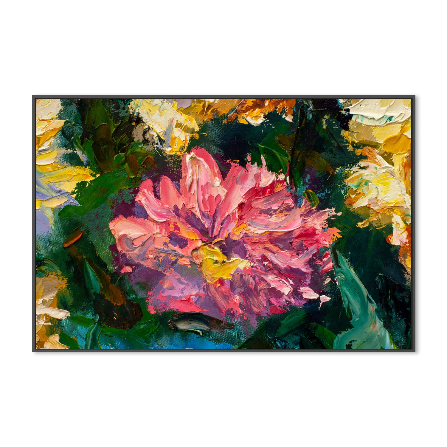 Peering Through The Bushes, Style A, Hand-Painted Canvas - Image 3
