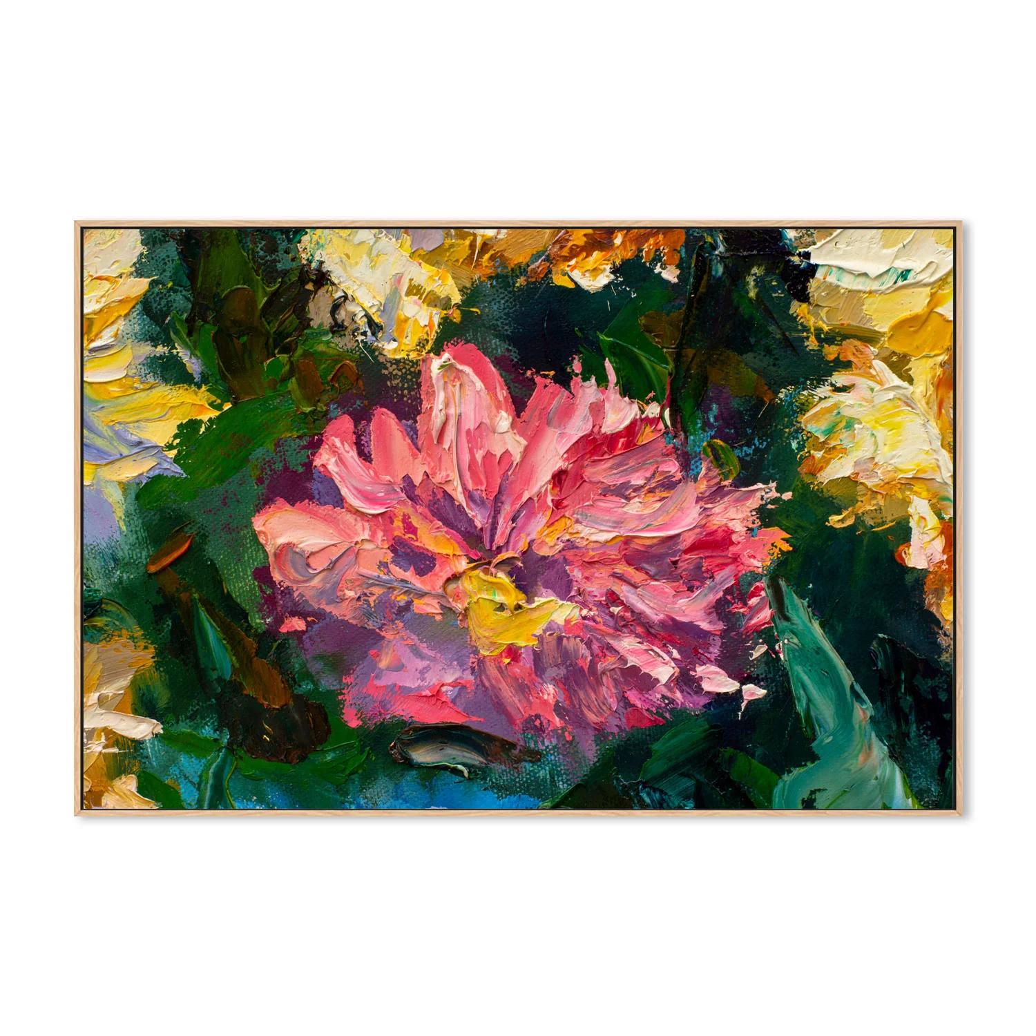 Peering Through The Bushes, Style A, Hand-Painted Canvas - Image 4