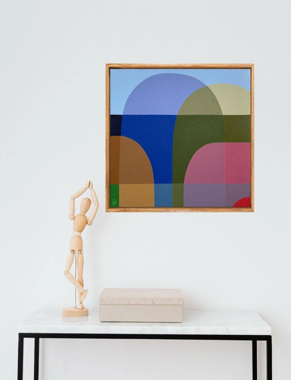 Peninsula Study, Original Hand-Painted Canvas By Charlotte De Pace - Image 5