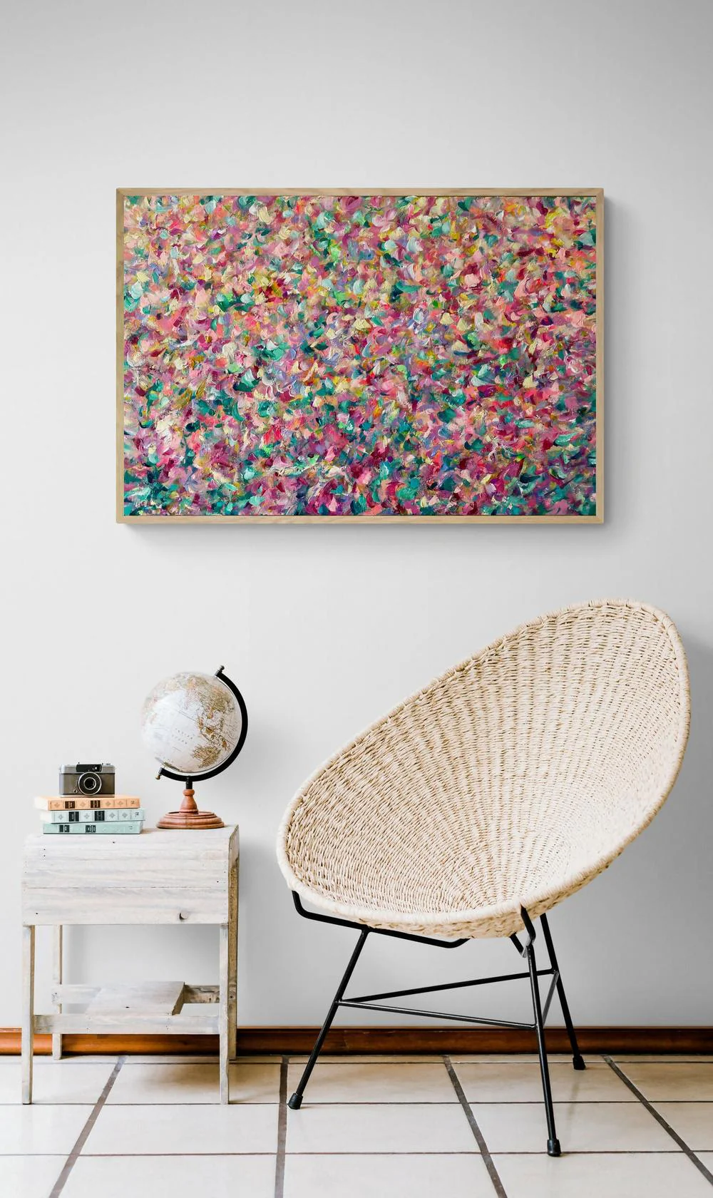 Garden of Wonder, Original Hand-Painted Canvas By Katherine Spiller - Image 3