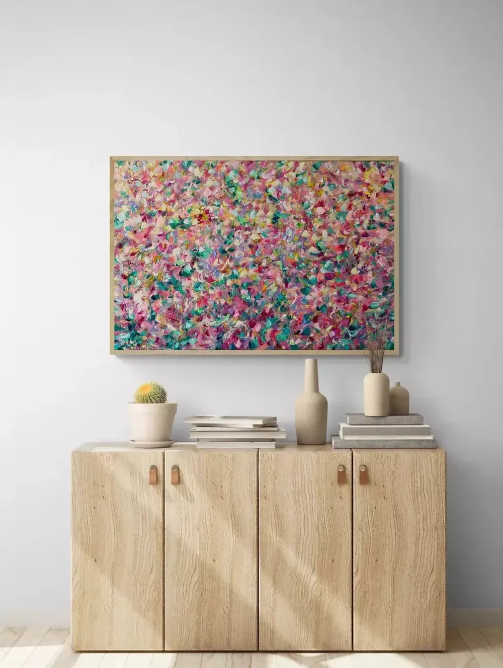 Garden of Wonder, Original Hand-Painted Canvas By Katherine Spiller - Image 4