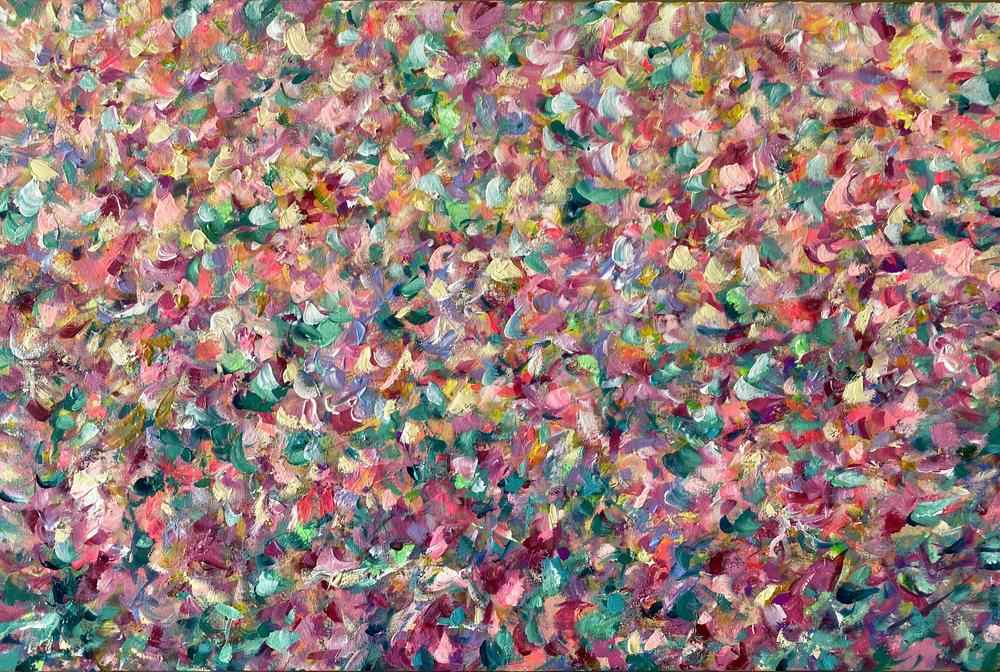 Garden of Wonder, Original Hand-Painted Canvas By Katherine Spiller - Image 6