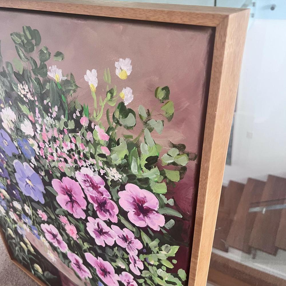 Petunia Vintage. Original hand-painted artwork by Meredith Howse. - Image 2