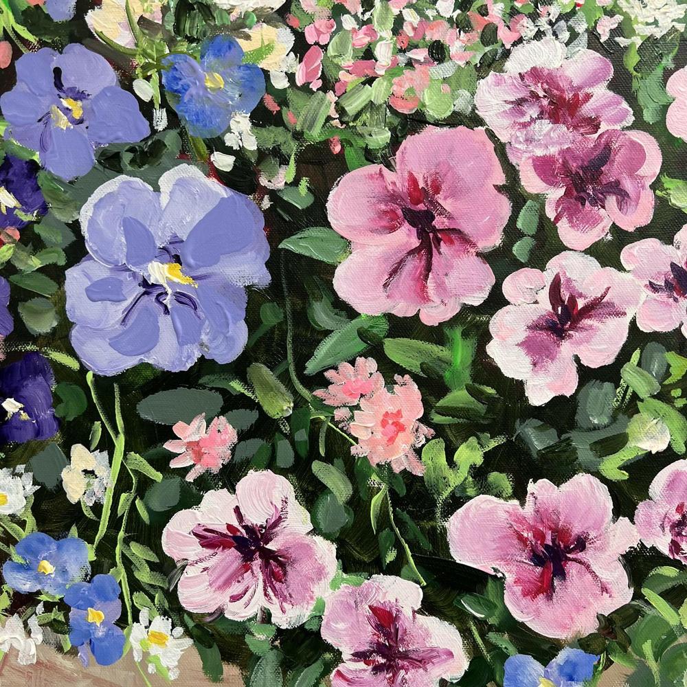 Petunia Vintage. Original hand-painted artwork by Meredith Howse. - Image 3