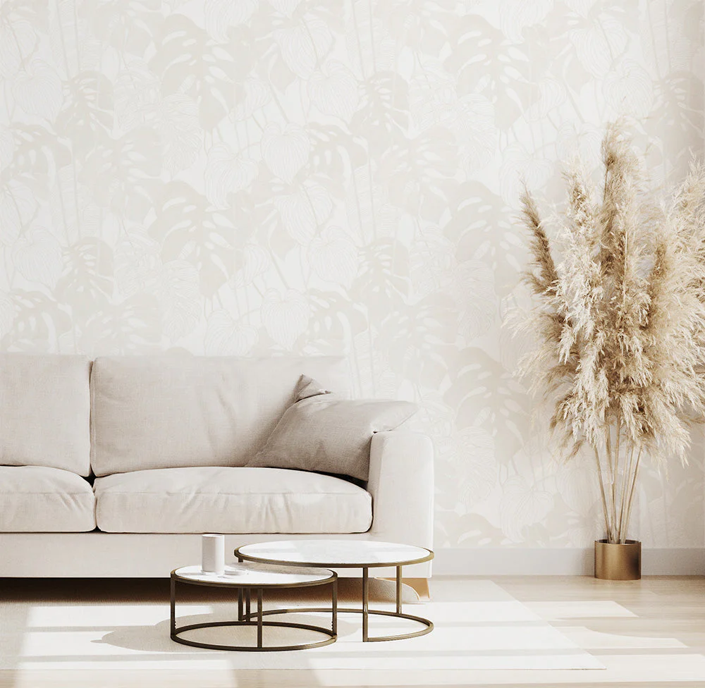 Philodendron Plant Sand Wallpaper - Image 2