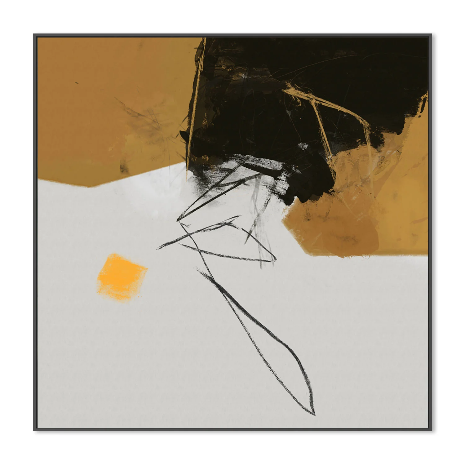 Philosopher's Pocket , Hand-Painted Canvas - Image 3