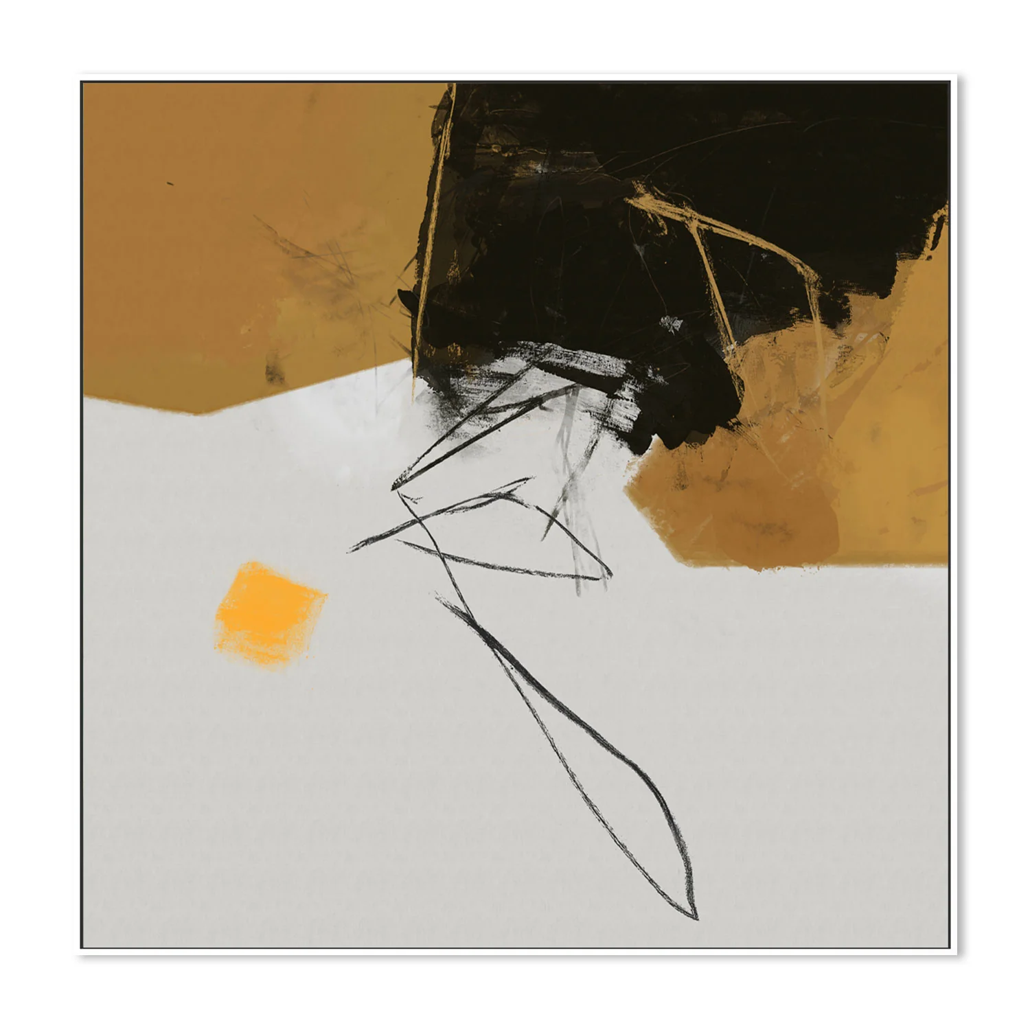 Philosopher's Pocket , Hand-Painted Canvas - Image 5