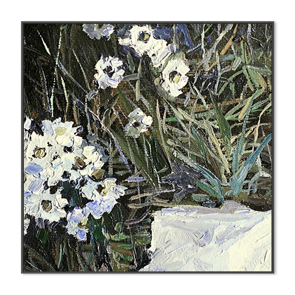 Pick A Daisy , Hand-painted Canvas - Image 3