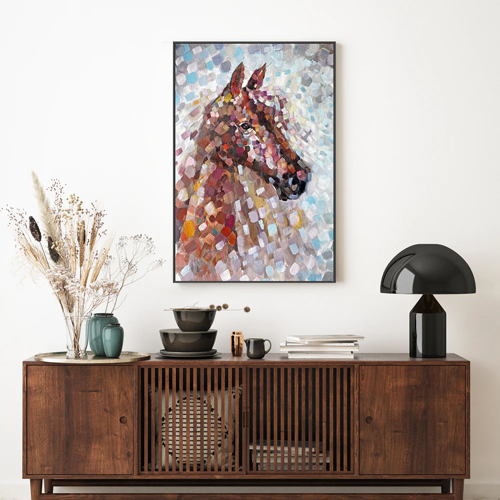 Piece Together , Hand-Painted Canvas - Image 2