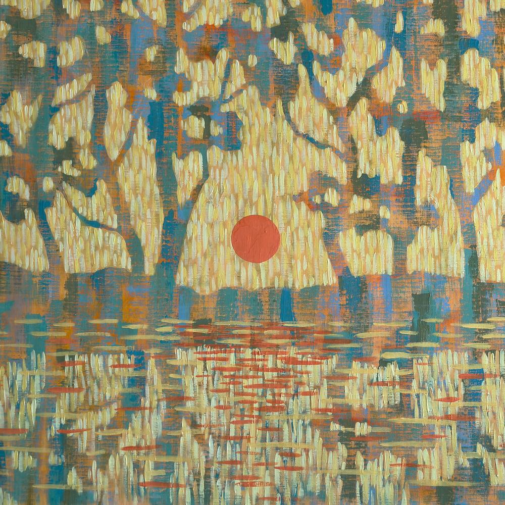 Pine Reflections at Sunset , Original Artwork - Image 4