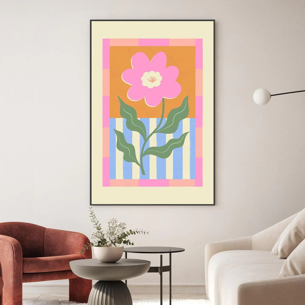 Pink Abstract Flower - Image 2
