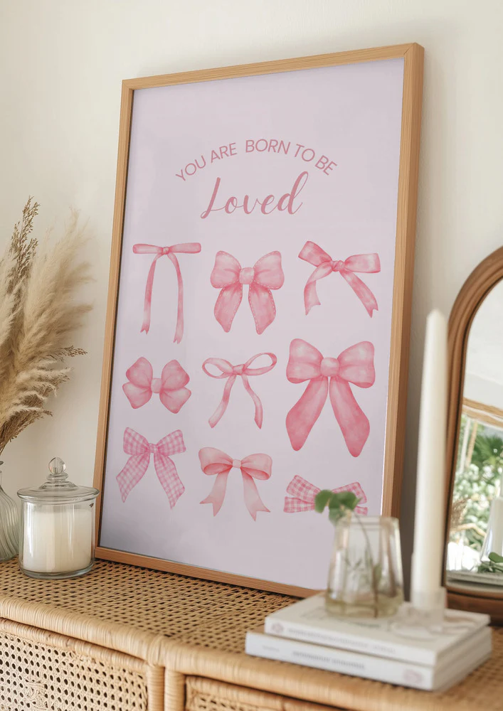 Pink Bows Born To Be Loved - Image 11
